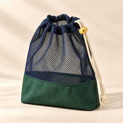Homenzio Mesh Drawstring Pickleball Bag
