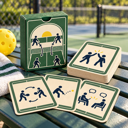 Homenzio Pickleball Social Challenge Deck