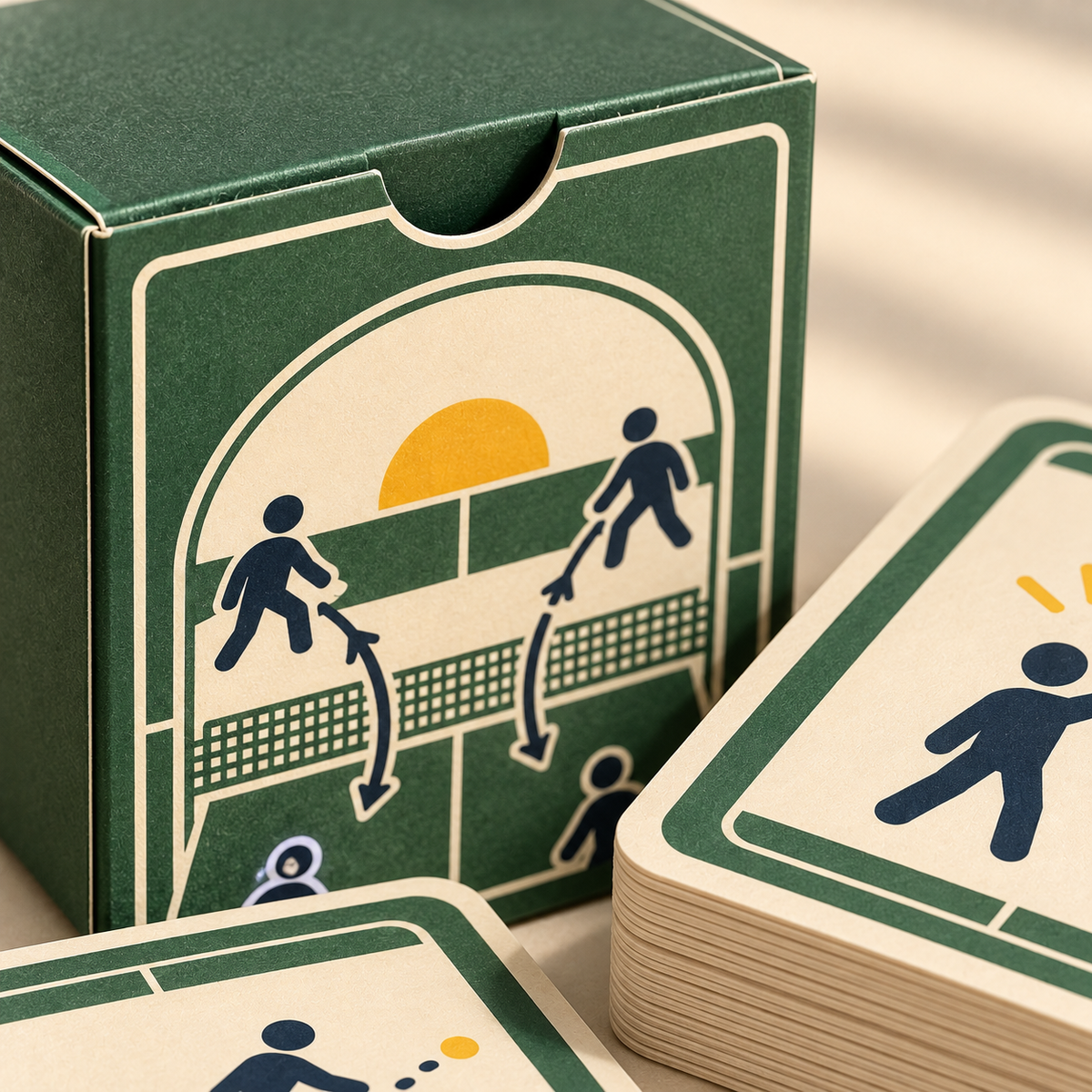 Homenzio Pickleball Social Challenge Deck