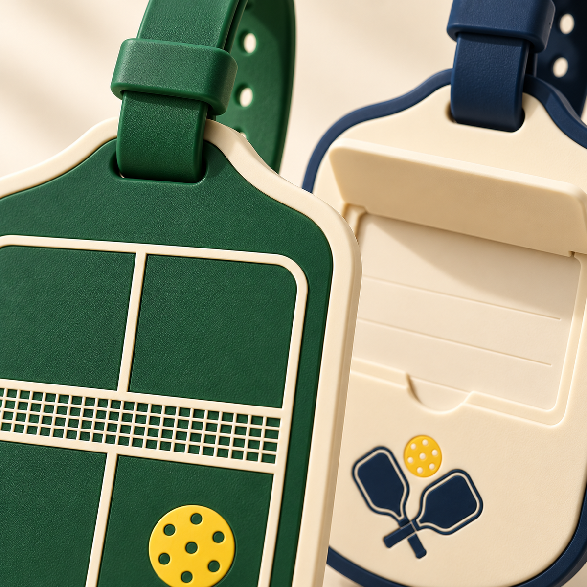 Homenzio Matching Pickleball Bag Tags