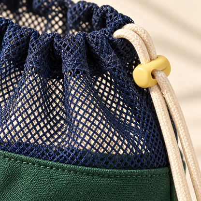 Homenzio Mesh Drawstring Pickleball Bag