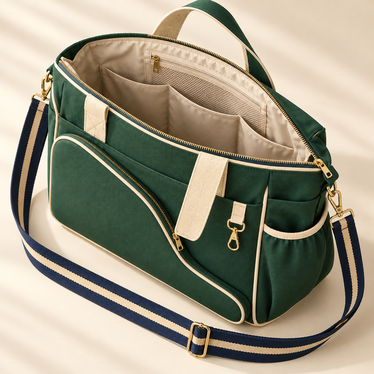 Homenzio Pickleball Court Tote Bag