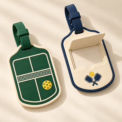 Homenzio Matching Pickleball Bag Tags