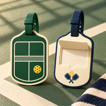 Homenzio Matching Pickleball Bag Tags